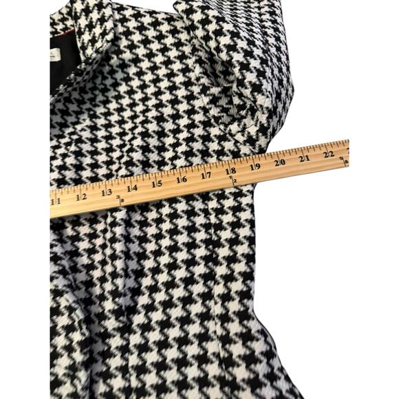 Tahari Arthur S. Levine Women’s Houndstooth Blazer Jacket Size 10 Black White - Picture 6 of 9
